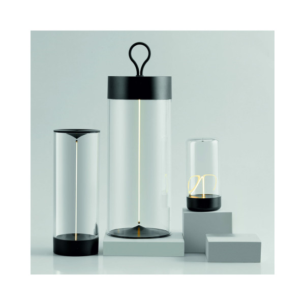 Настільна лампа з акумулятором, нічник Zuma Line 1003 Esterno Led 1x1.2W 2700K 100Lm IP20 Чорна - фото №3