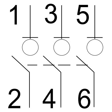 Выключатель нагрузки NOARK Ex9I40 3P 25A (102301) - фото №2