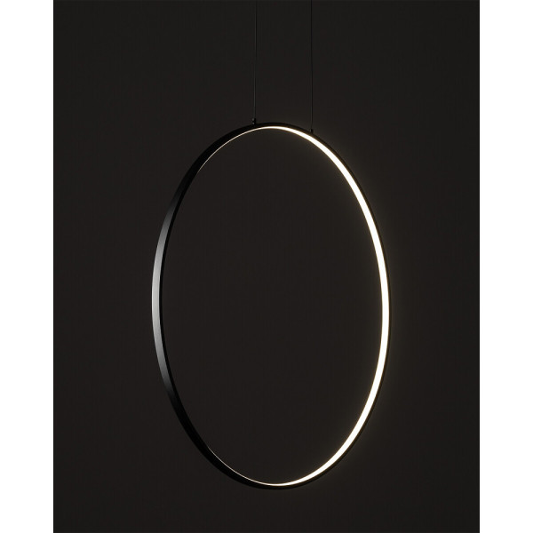 Люстра Nowodvorski 10811 Circolo LED M 1x21W 3000K 660Lm IP20 чорна - фото №2