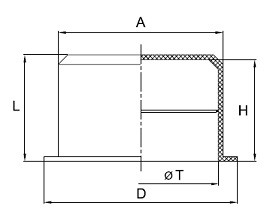 Заглушка для труб гофрованих 32 мм, IP40, DKC - фото №1