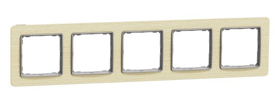 П'ятимісна рамка Schneider Electric Sedna Elements береза SDD380805