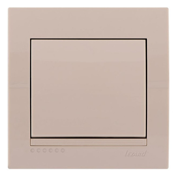 Выключатель кремовый Deriy , Lezard