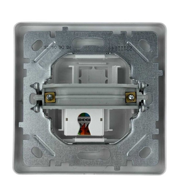 Розетка Nilson Selene белая компьютерная CAT5e RJ45 ( 23111044 ) - фото №1