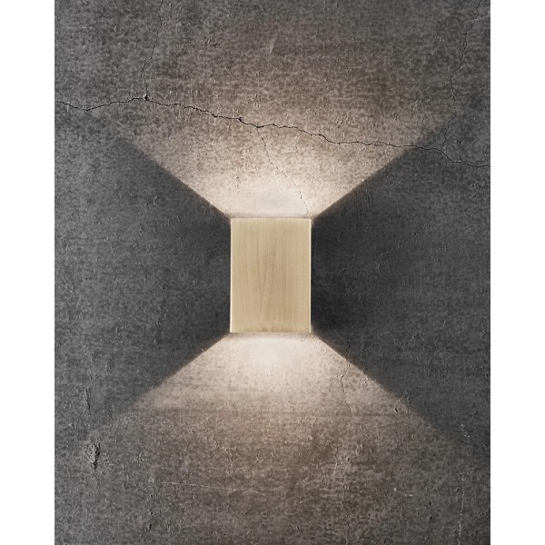 Вуличний світильник Nordlux 2019041035 Fold LED 1x7.5W 3000K 225Lm IP54 латунний - фото №1