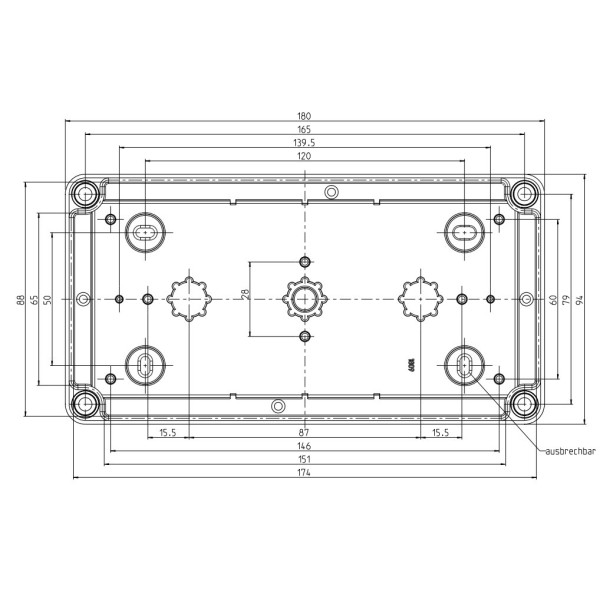 Коробка расключительная Spelsberg PS 1809-8-o (sp11091001) IP66 с гладкими стенками - фото №3