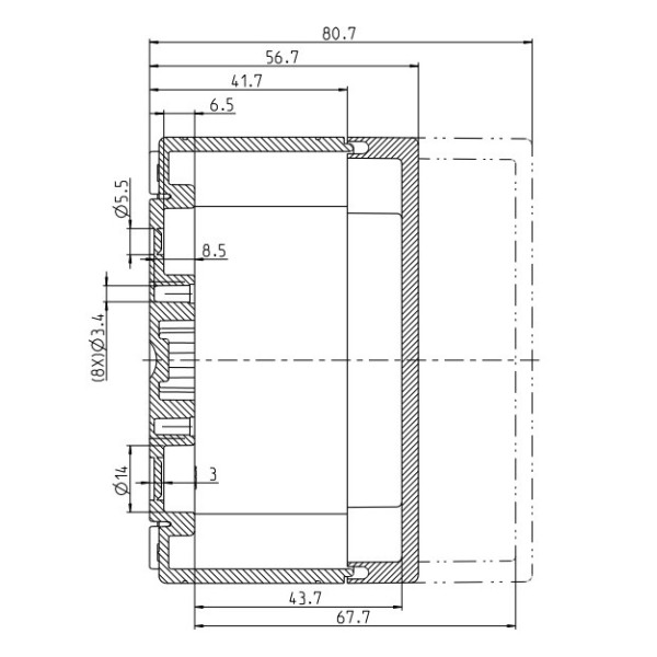 Коробка расключительная Spelsberg PS 1809-8-o (sp11091001) IP66 с гладкими стенками - фото №4