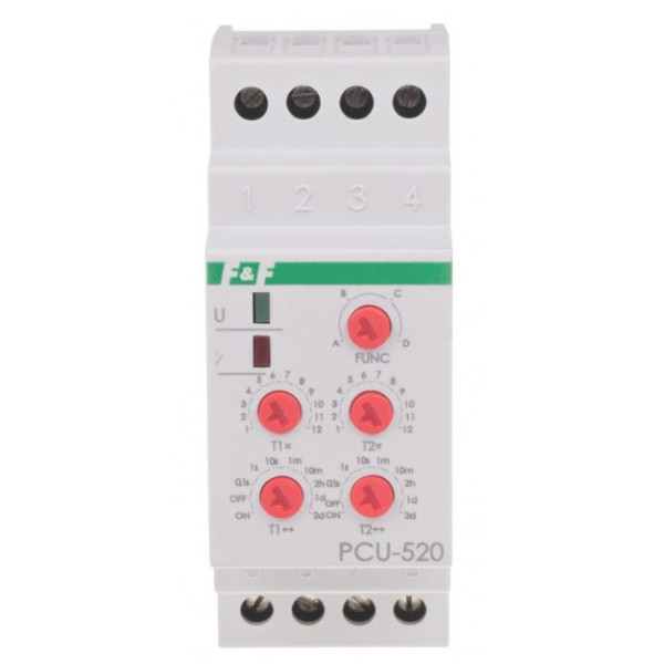 Реле времени F&F PCU-520-24V - фото №1