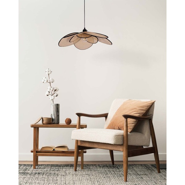 Підвісний світильник, люстра Goldlux 331182 Tobago E27 1x20W IP20 бежевий - фото №1