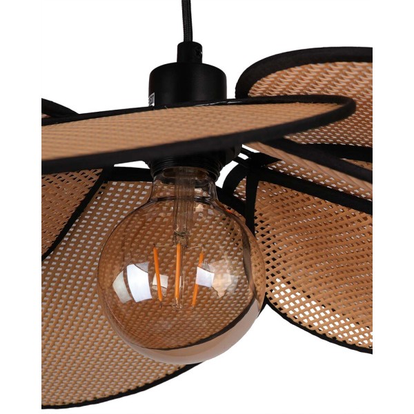 Підвісний світильник, люстра Goldlux 331182 Tobago E27 1x20W IP20 бежевий - фото №2