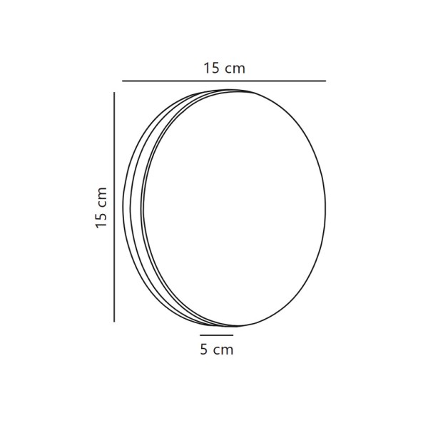 Уличный светильник Nordlux 46941003 Artego Round LED 1x8W 3000K 468Lm IP54 черный - фото №3