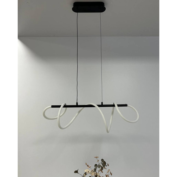 Подвесной светильник, люстра Goldlux 329080 Emma Led 1x38W 4000K 4450Lm IP20 Черный - фото №4