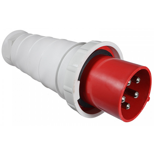 Переносная вилка Аско-Укрем ВП 3Р+N+РЕ 63А/5 (035) (A0080010009) - фото №1