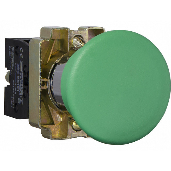 Кнопка-грибок Аско-Укрем XB2-BC31 Ø40мм «Старт» зелена (A0140010052) - фото №3