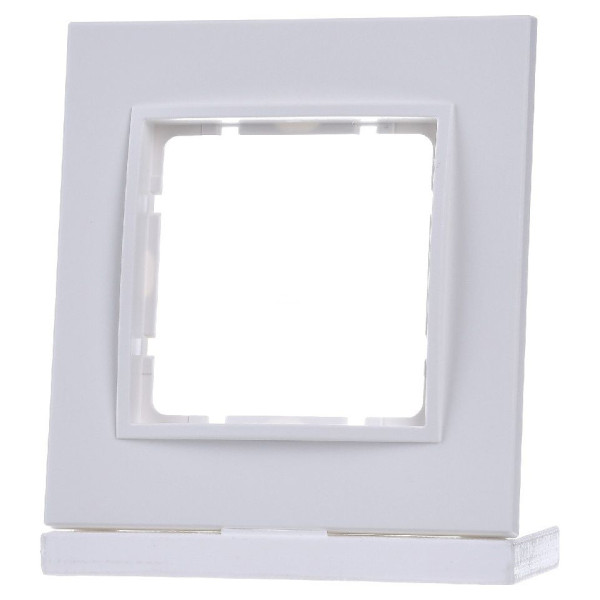 Рамка 1-местная полярная белизна Berker B.7 - фото №1