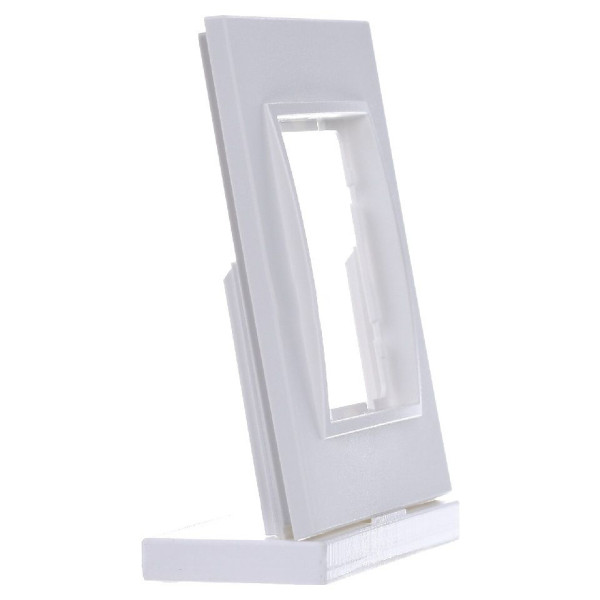 Рамка 1-местная полярная белизна Berker B.7 - фото №2