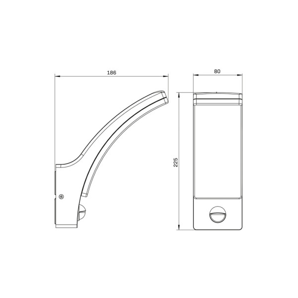 Вуличний світильник Goldlux 331359 Amy LED 1x12W 4000K 1600Lm IP44 чорний - фото №2