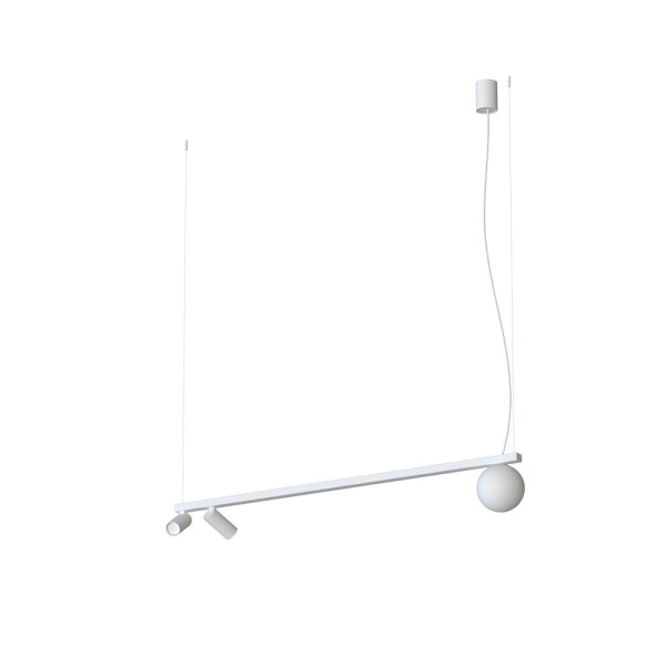 Подвесной светильник, люстра Nowodvorski 11445 Fourty III GU10+G9 3x10W IP20 белый