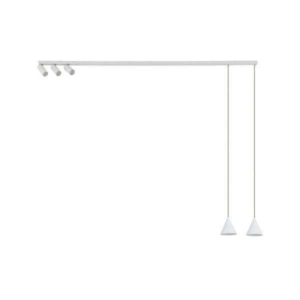Подвесной светильник, люстра Nowodvorski 11446 Fourty V GU10 5x10W IP20 белый