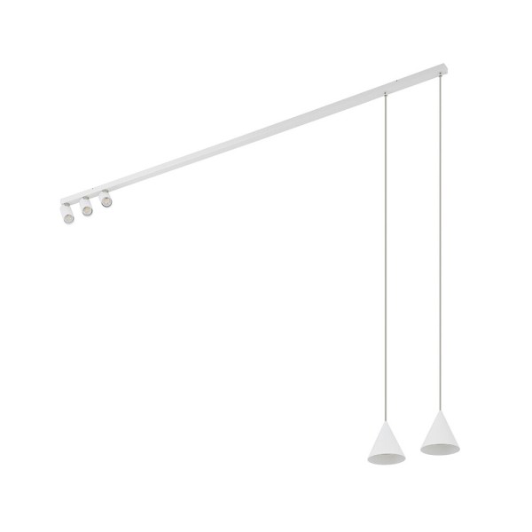 Подвесной светильник, люстра Nowodvorski 11446 Fourty V GU10 5x10W IP20 белый - фото №4