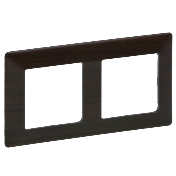 Рамка двухместная Legrand Valena Life темное дерево