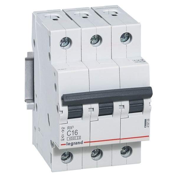 Електро-автомат RX³ 4,5кА 25А 3п C, Legrand