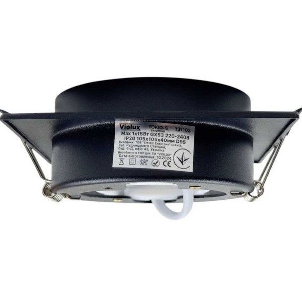 Светильник точечный Violux TOKIO-S GX53 IP20 черный ( 131103 ) - фото №3