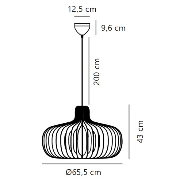 Подвесной светильник, люстра Nordlux 2512073014 Hazo E27 1x60W IP20 бежевый - фото №3