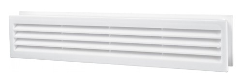 Решетка Домовент ДВ 430/2 белая 453х91