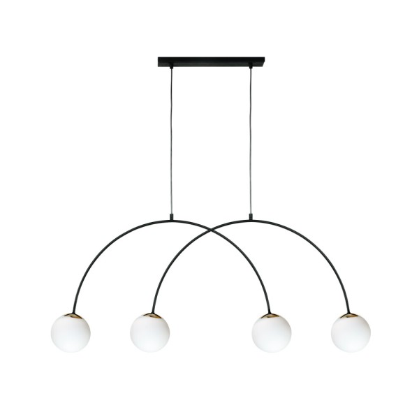 Підвісний світильник, люстра Zuma Line 5905316690127 Bow E14 4x10W IP20 чорний