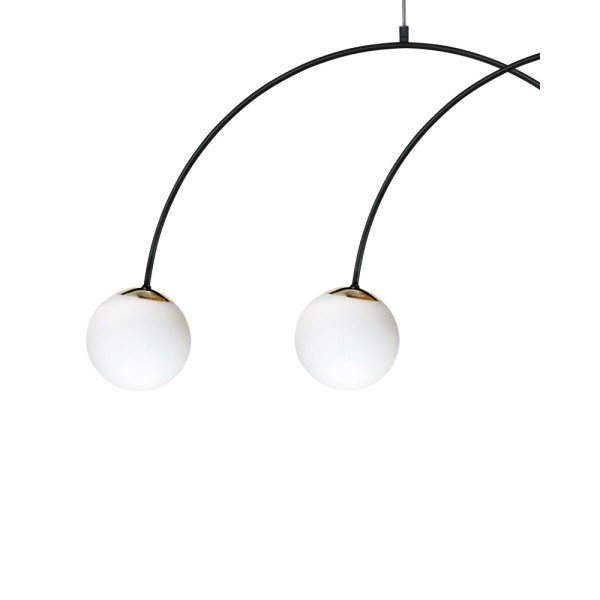 Підвісний світильник, люстра Zuma Line 5905316690127 Bow E14 4x10W IP20 чорний - фото №2