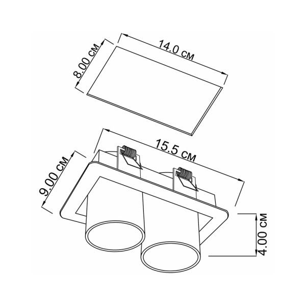 Точковий світильник Imperium Light 27624.05.01 Goggles - фото №1