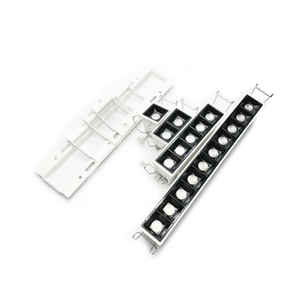 Точковий світильник Kloodi KD-024TR LED 2x4W 3000K 360Lm IP20 Wh - фото №2