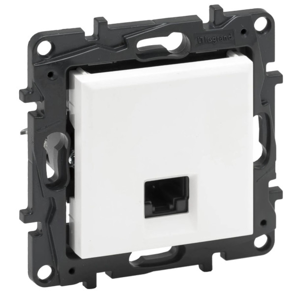 Механизм розетки компьютерной RJ-45 UTP Cat.5e Legrand Niloe Step белый