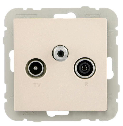 Телевизионная конечная розетка Logus 21543 TMF R TV-SAT (бежевый)