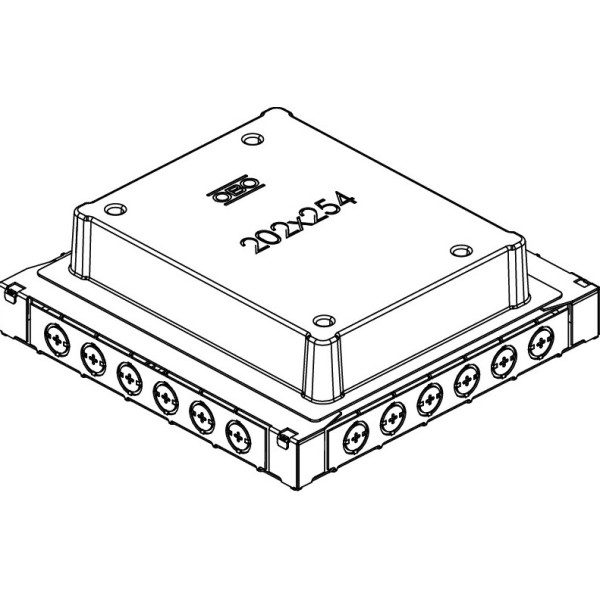 Монтажная коробка OBO Bettermann (7400351) UDS6 для наливных полов люков GES6 h=65…90мм - фото №1