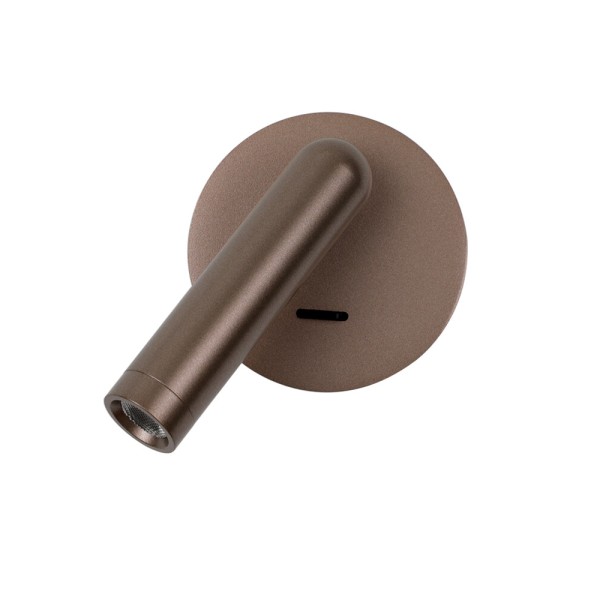 Бра, настінний світильник Italux WL-64834-1-CF Carda LED 1x2.5W 3000K 164Lm IP20 коричневий - фото №1