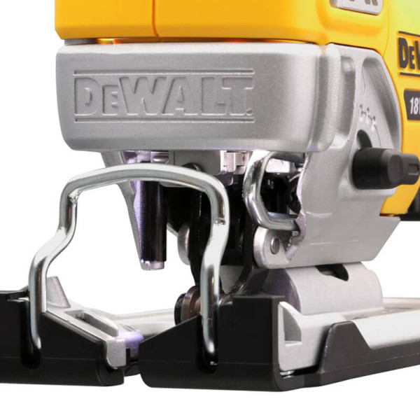 Бесщеточный аккумуляторный электролобзик DeWALT DCS334P2 18В - фото №3