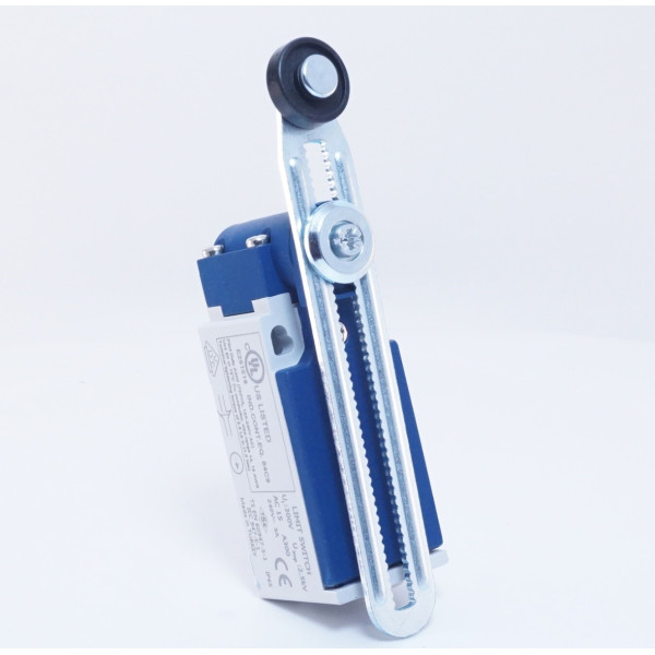 Выключатель конечный с пластиковой консолью и пластиковым роликом d=18mm EMAS L5K13MEP123 с возможностью регулировки высоты - фото №1