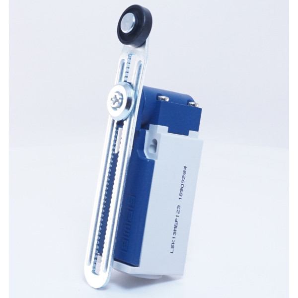 Выключатель конечный с пластиковой консолью и пластиковым роликом d=18mm EMAS L5K13MEP123 с возможностью регулировки высоты - фото №2