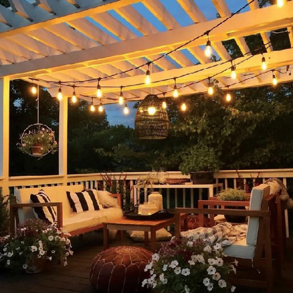 Гирлянда TWIST патрон 10хЕ27 5м IP65 черный VIOLUX ( 950012 ) - фото №8