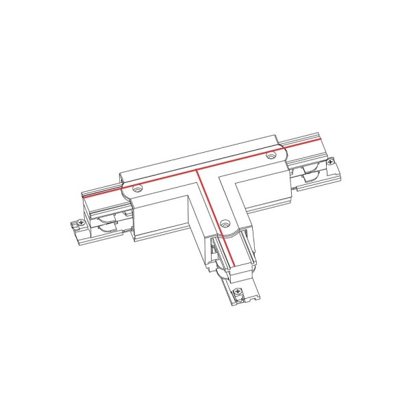 З'єднувач Nowodvorski 8703 CTLS Power T Connector Right 2 T-R2 IP20 білий - фото №1