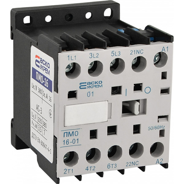 Мініконтактор Аско-Укрем ПМ 0-16-01 M7 220В LC1-K1601 (A0040010160)