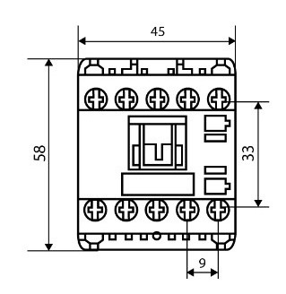 Мініконтактор Аско-Укрем ПМ 0-16-01 M7 220В LC1-K1601 (A0040010160) - фото №4