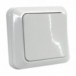 Одноклавишный выключатель Sokol накладной белый (7.2.1.89223)