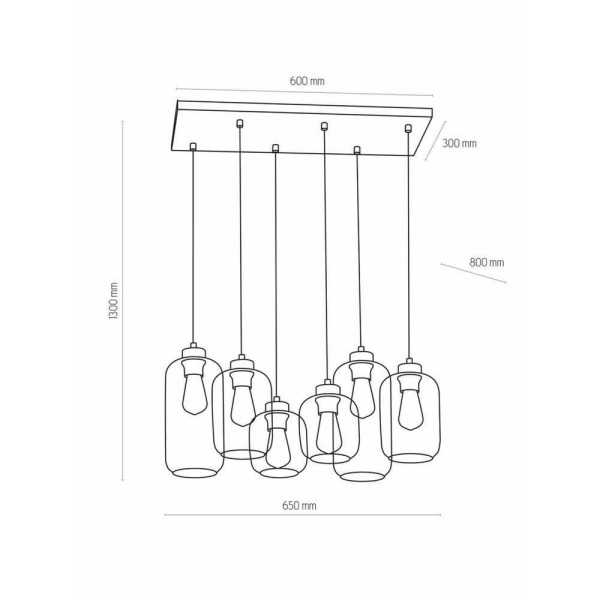 Подвесной светильник, люстра TK lighting 1027 Marco - фото №1