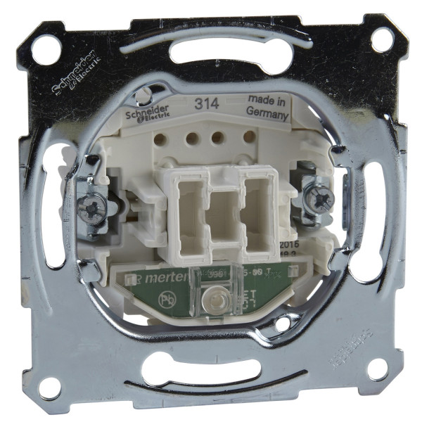 Механизм выключателя 1-полюс с подсветкой Merten, MTN3160-0000