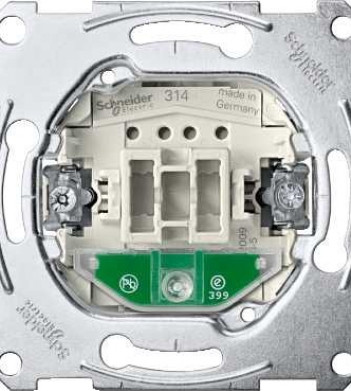 Механизм выключателя 1-полюс с подсветкой Merten, MTN3160-0000 - фото №1