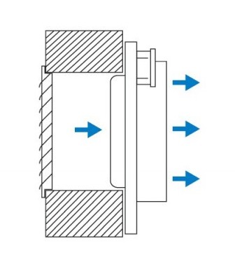 Канальный центробежный вентилятор ВЦ-ПН 100 Vents - фото №1