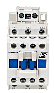 Контактор Schrack LZDC18B3 Cubico Classic 230В AC 1НO+1НЗ 7,5кВт 18А 3Р