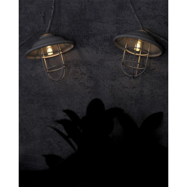 Гирлянда на батарейках Goldlux 312877 Loft LED 2700K IP20 белая - фото №1